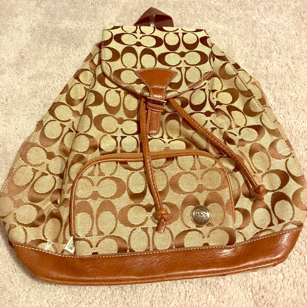 Coach mini backpack
